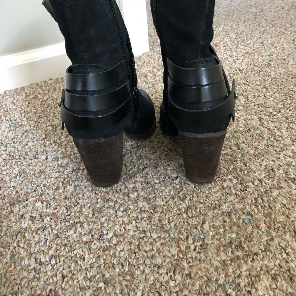 Black size 6 Aldo heeled booties - Picture 4 of 7